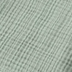 Poncho da bagno per bambini in garza di cotone 6/10 anni Gaia Verde eucalipto