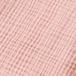 Poncho da bagno per bambini in garza di cotone 2/5 anni Gaïa Rosa pesca