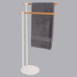 Porta asciugamani Bambù Bianco