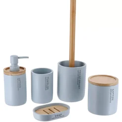 Porta dischetti struccanti Purebamboo Azzurro