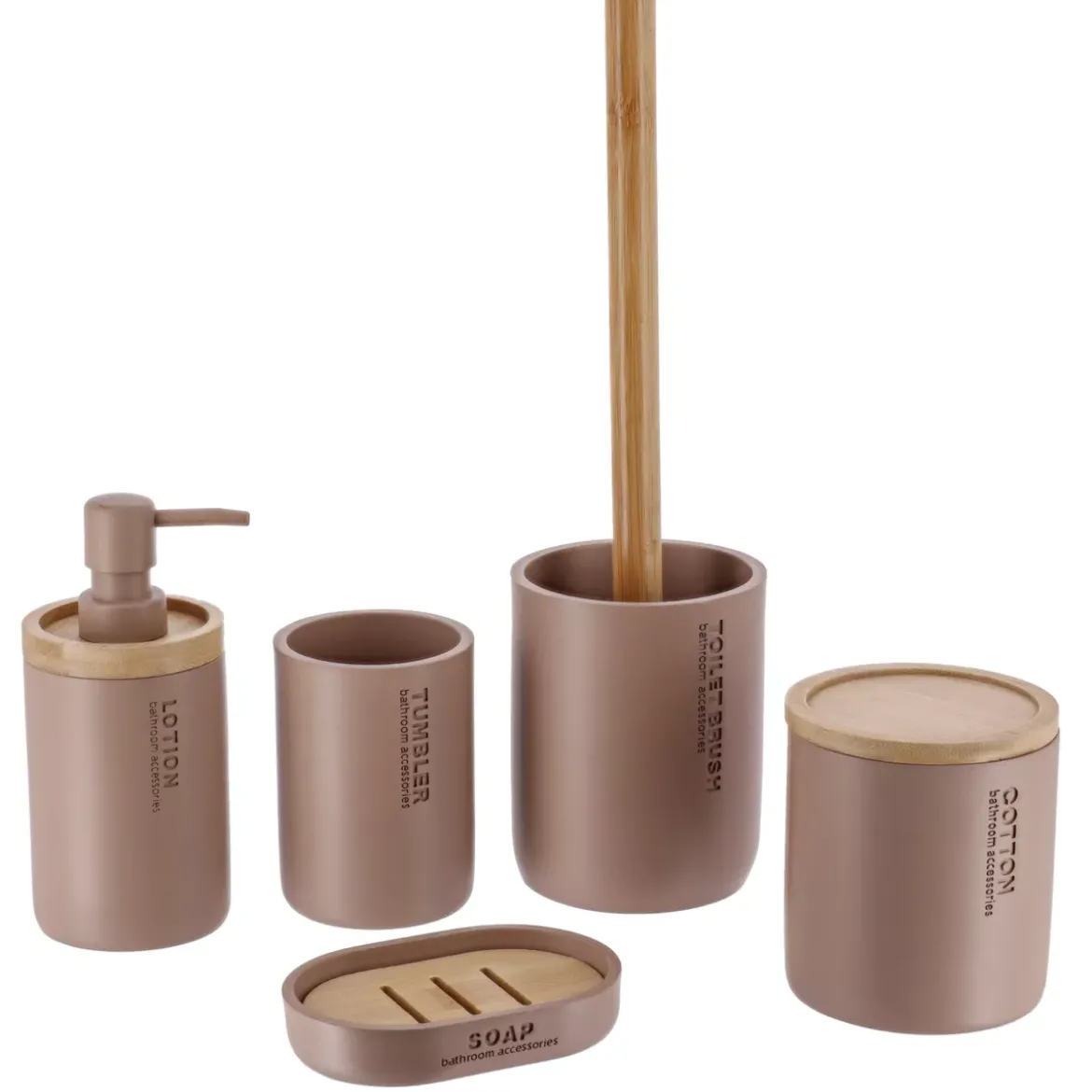 Porta dischetti struccanti Purebamboo Cappuccino