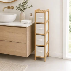Portaoggeti 4 livelli Tidy box Marrone