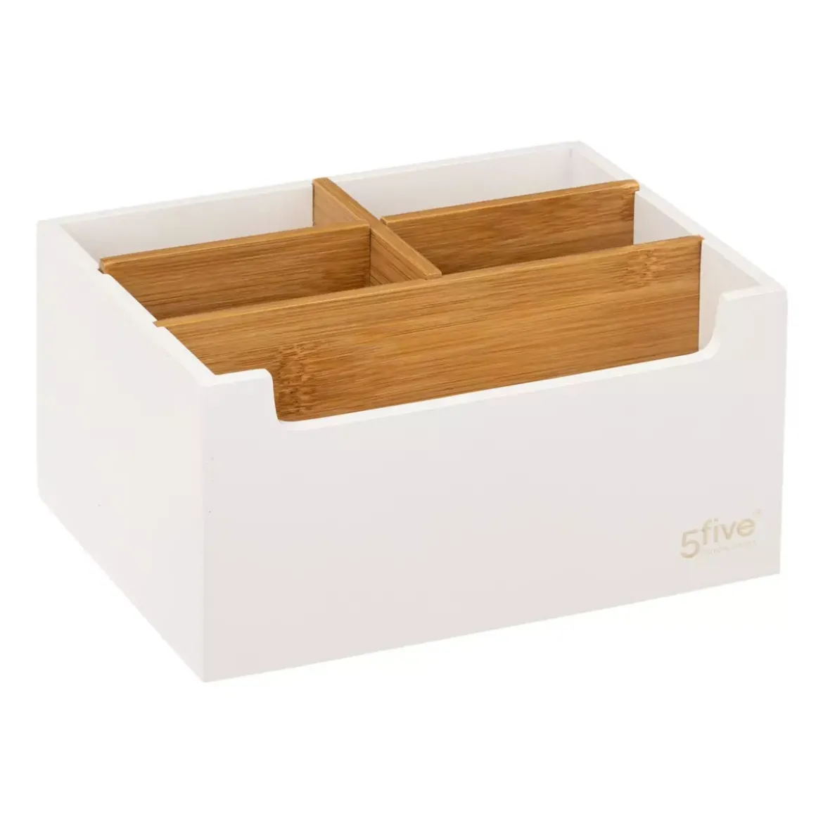 Portaoggetti 5 scomparti Natureo Bianco