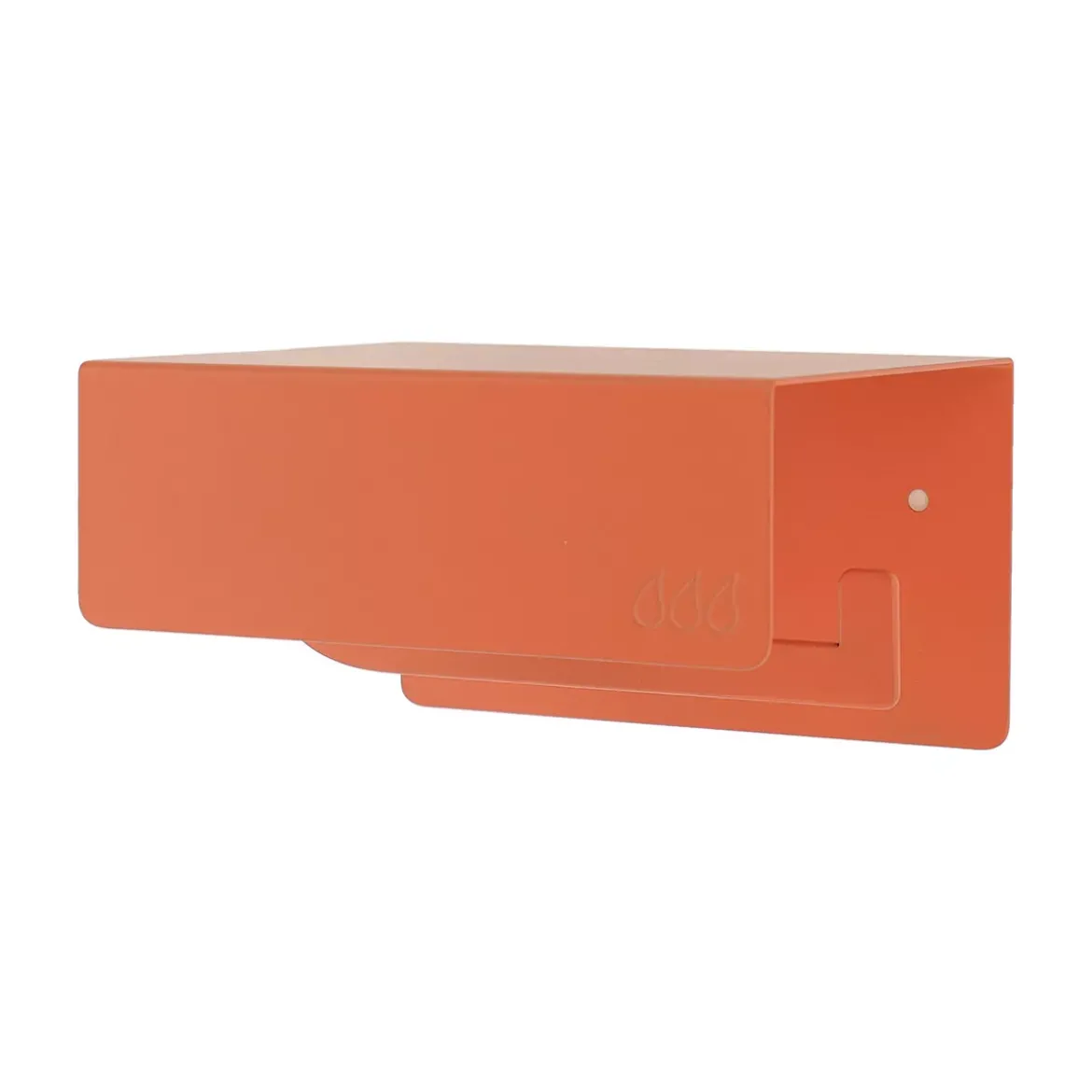 Portarotolo da parete adesivo in metallo stile Boho-chic Terracotta