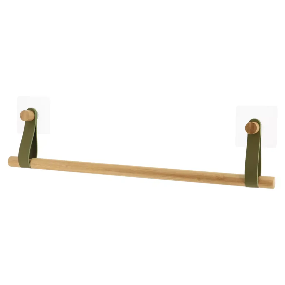 Portasciugamani adesivo a 1 barra (50 cm) Easy Chic Cachi