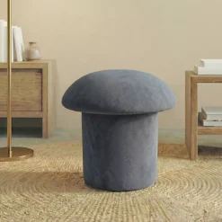 Pouf (H45 cm) Maryline Blu grigio