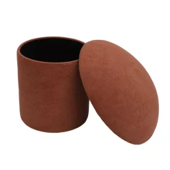 Pouf (H45 cm) Maryline Terracotta