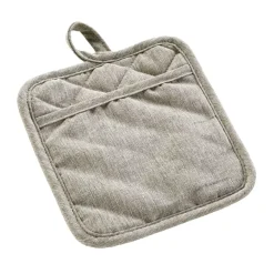 Presina con tasca in cotone (18,5 x 18,5 cm) Adam Beige
