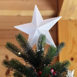 Puntale albero Alpine Bianco