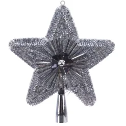 Puntale albero Stella Argento