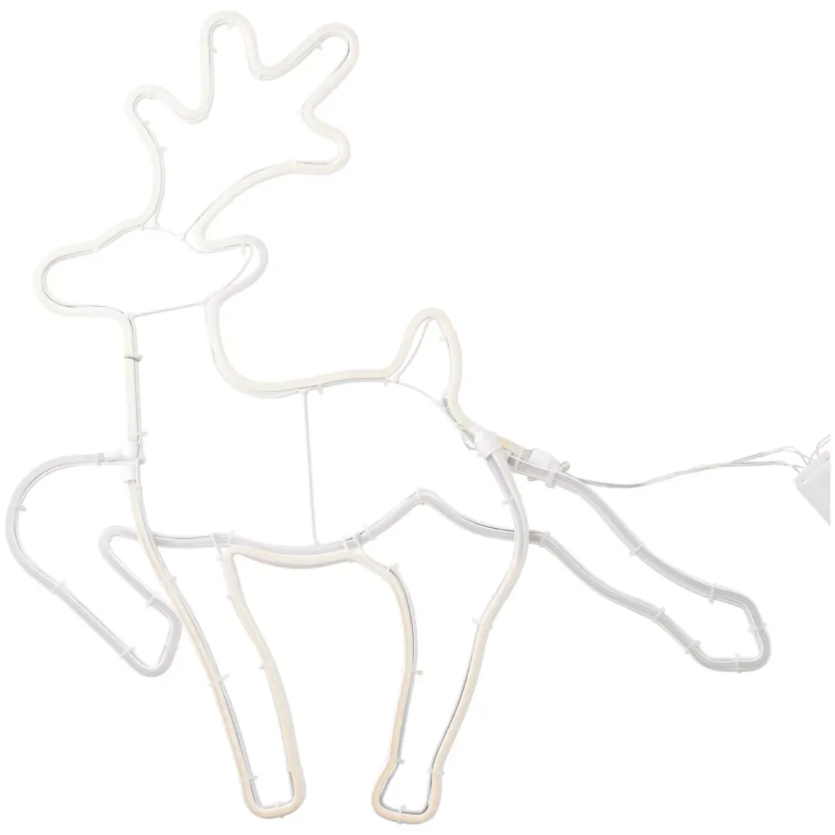 Renna di Natale luminoso 343 LED (H59 cm) Neon Moov light Bianco caldo