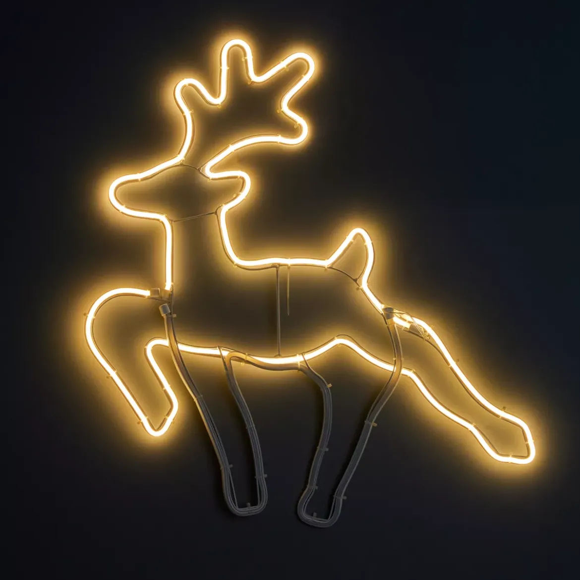Renna di Natale luminoso 343 LED (H59 cm) Neon Moov light Bianco caldo
