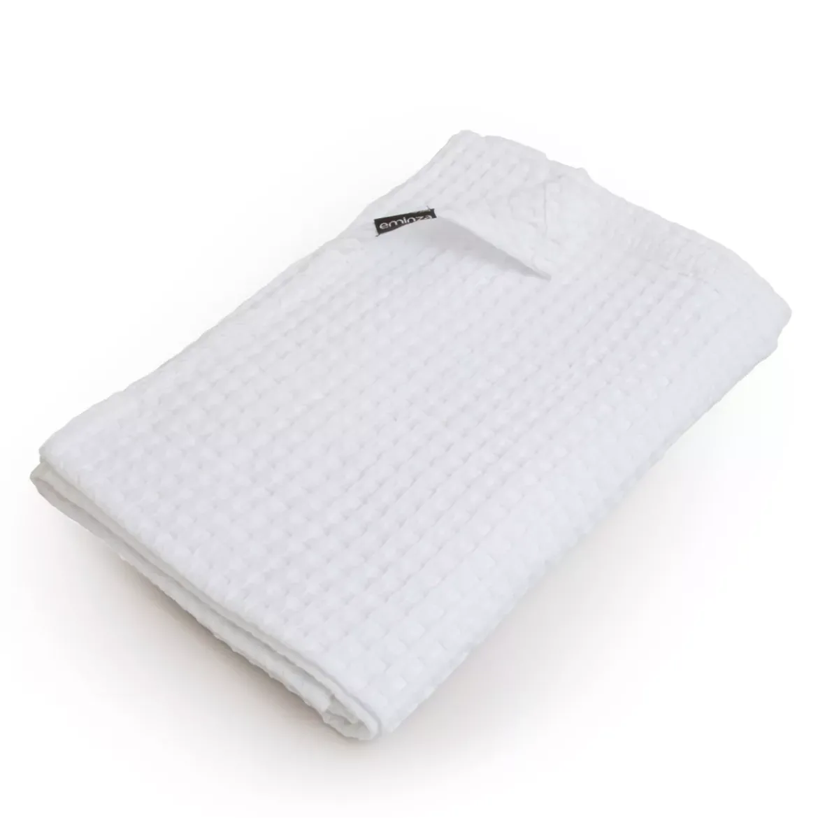 Runner letto cotone nido d'ape (130 x 160 cm) Maya Bianco