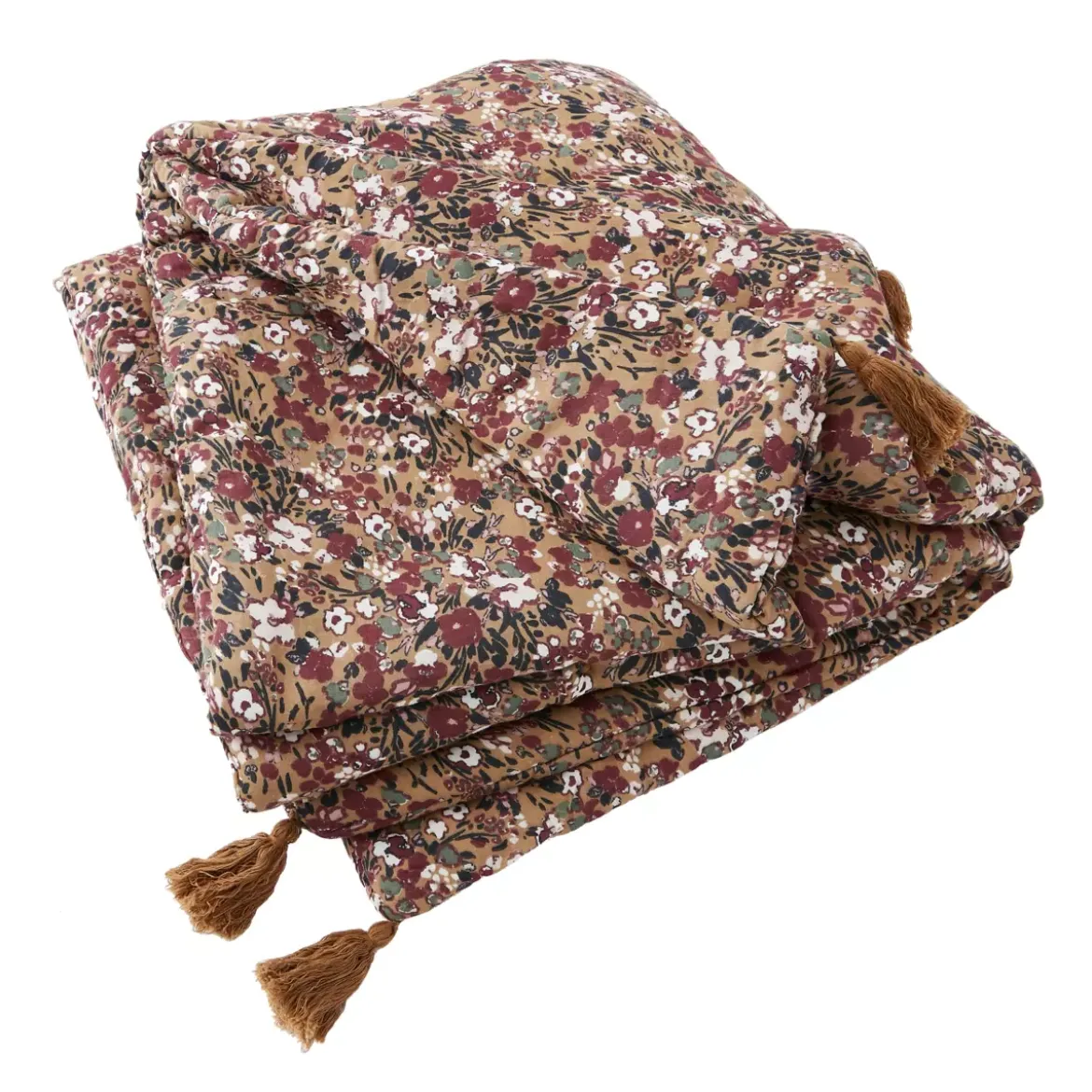 Runner letto garza di cotone (90 x 200 cm) Constance Camel