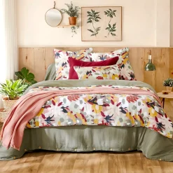 Runner letto in garza di cotone (90 x 200 cm) Azel Multicolore