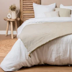 Runner letto lino lavato (90 x 200 cm) Louise Beige