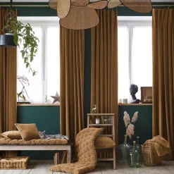 Runner letto velluto di cotone (90 x 200 cm) Victor Camel