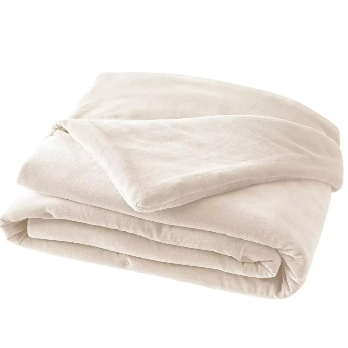 Runner letto velluto di cotone (90 x 200 cm) Victor Beige pampa