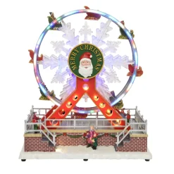 Ruota panoramica luminosa e musicale Merry Christmas