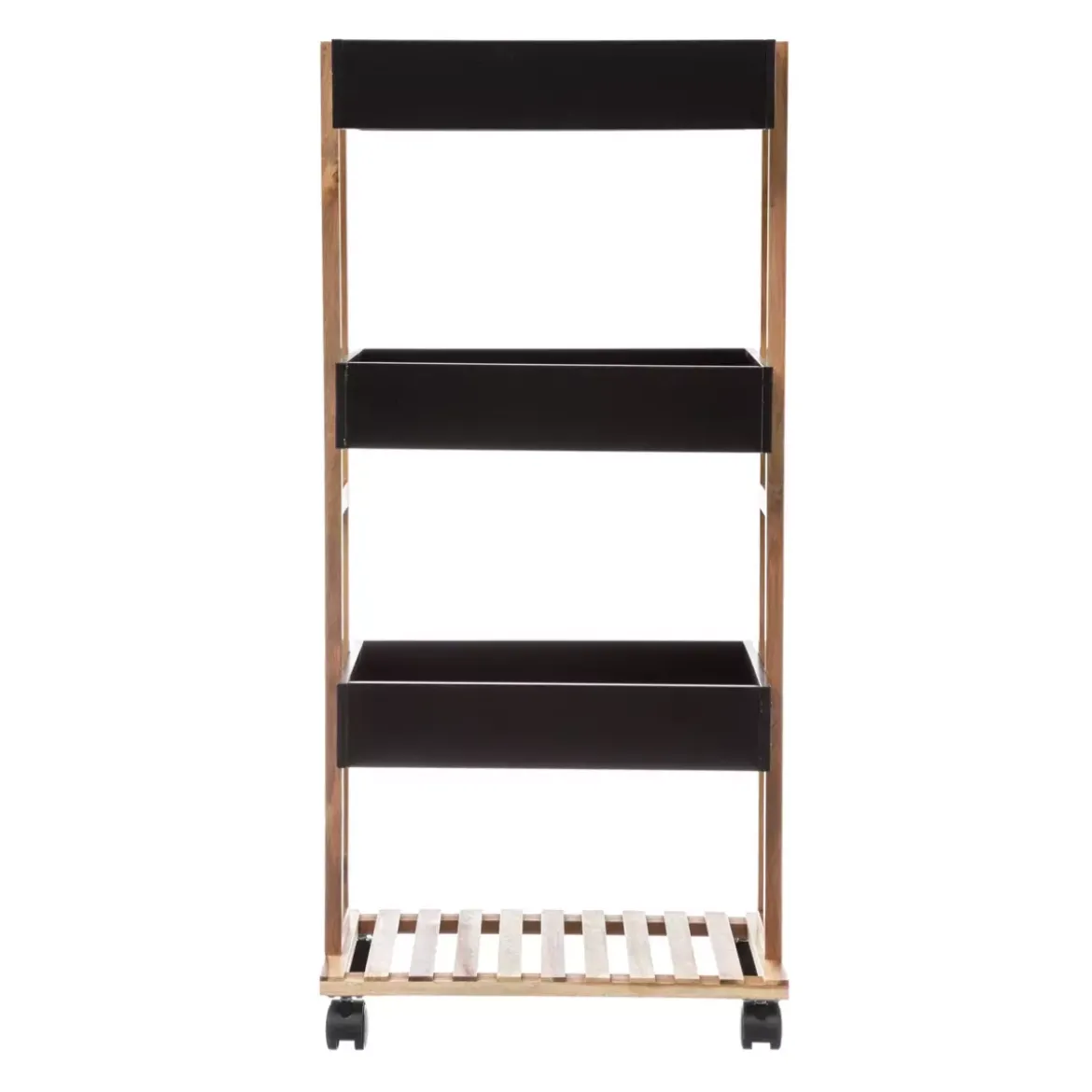 Scaffale cucina 4 livelli x Natureo Nero