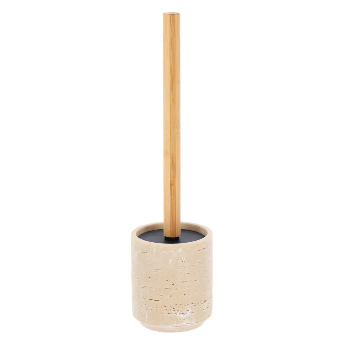Scopino per WC in poliresina effetto travertino Lina Beige