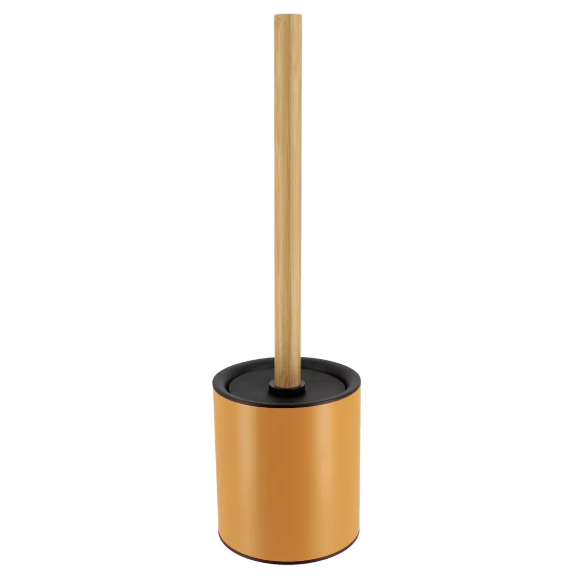 Scopino WC metallo Purebamboo Giallo senape