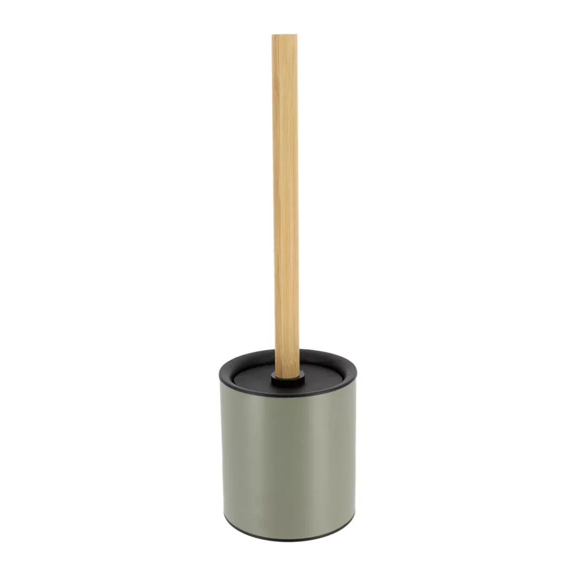 Scopino WC metallo Purebamboo Verde cachi