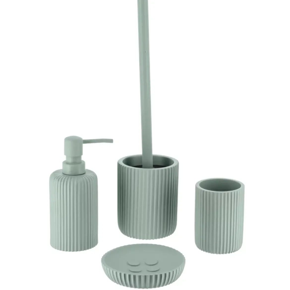 Scopino WC Timeless Striato Verde eucalipto