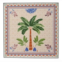 Sedia bistro pieghevole in mosaico Havana Marrone