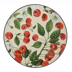 Sedia bistro pieghevole in mosaico Monaco Rosso