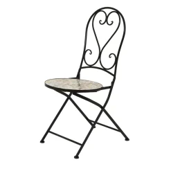 Sedia bistro pieghevole in mosaico Lisse Pastel