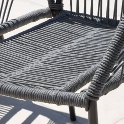 Sedia da giardino impilabile Seville - Grigio