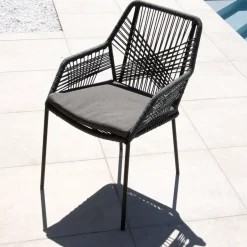Sedia da giardino impilabile Seville - Grigio
