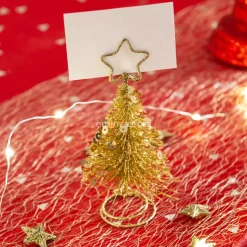 Segnaposto (10 cm) Albero Oro