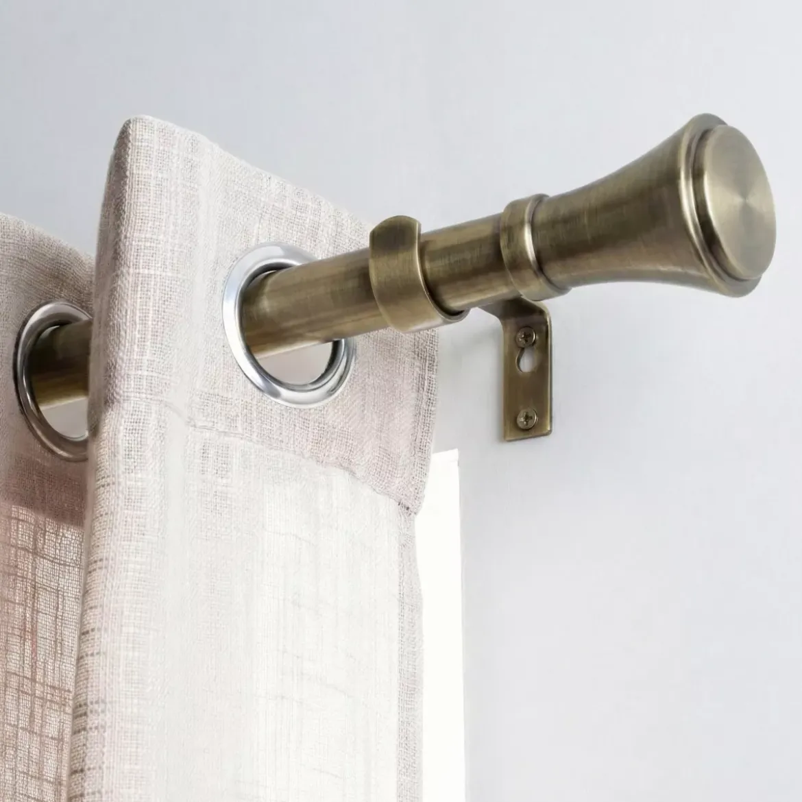 Set bastone per tenda allungabile (L120 - L210 cm / D19 mm) Brasserie Bronzo