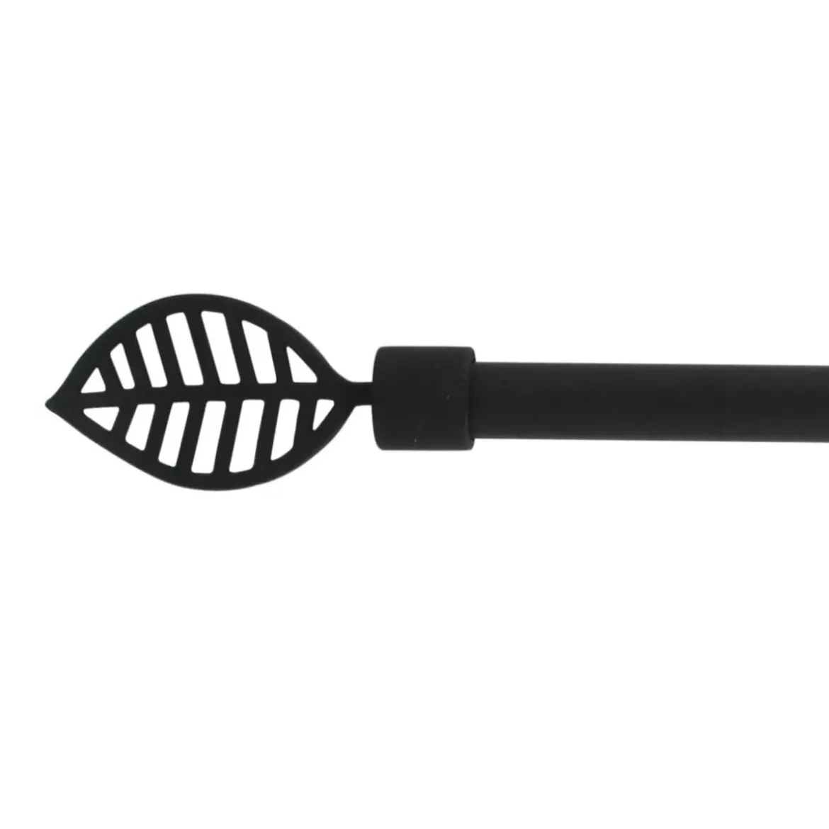 Set bastone tenda regolabile (L120 - L210 cm / Ø16 mm) Sevigne Nero opaco