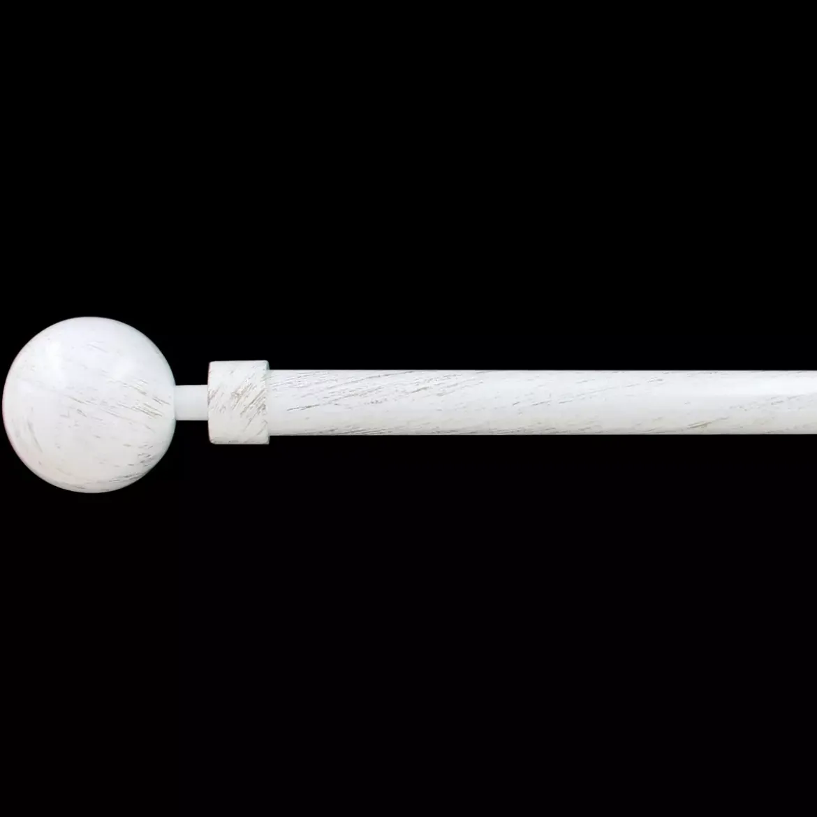Set completo bastone tenda regolabile (L120 - L210 cm / D19 mm) Basic Bianco e oro