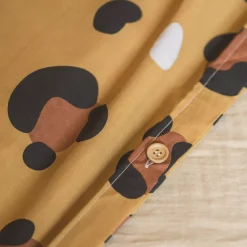 Set copripiumino e federa per bambini in cotone (140 x 200 cm) Lola Caramel