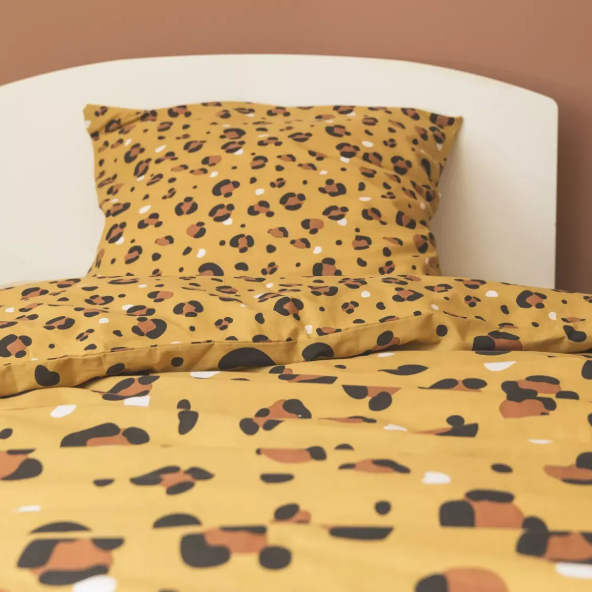 Set copripiumino e federa per bambini in cotone (140 x 200 cm) Lola Caramel