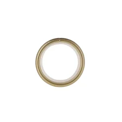 Set di 8 anelli per asta tenda in metallo (D28 mm) Lino Oro