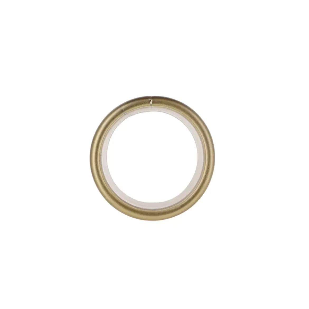 Set di 8 anelli per asta tenda in metallo (D28 mm) Lino Oro