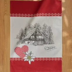 Set di 3 strofinacci in cotone (50 x 70 cm) Alpage Multicolore