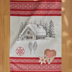 Set di 3 strofinacci in cotone (50 x 70 cm) Alpage Multicolore