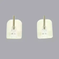 Set di 4 supporti adesivi Trasparenti