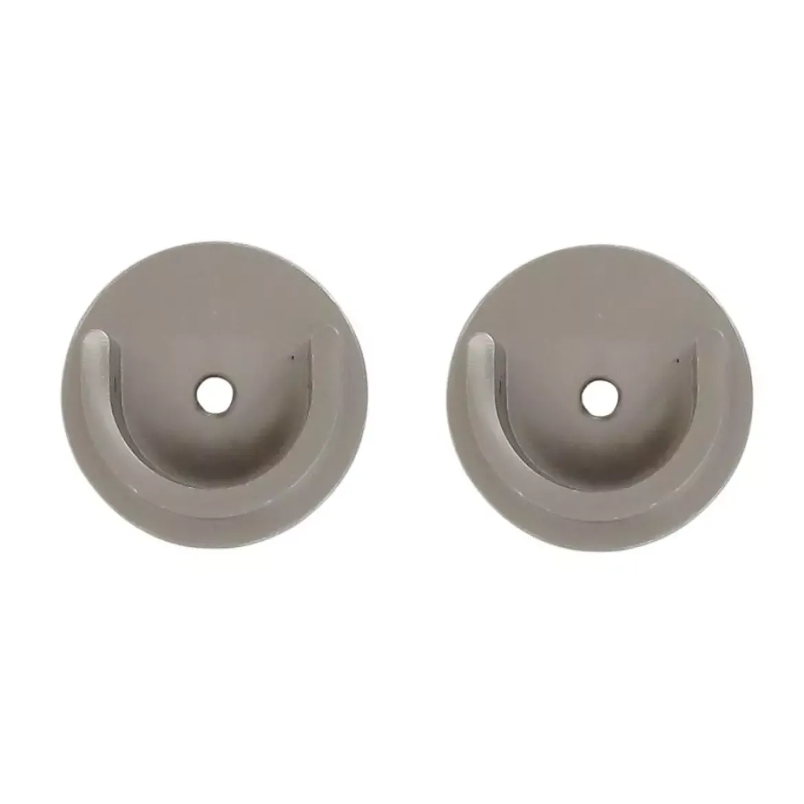 Set di 2 supporti (D28) Lino Argento opaco