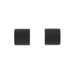 Set di 2 terminali (Ø20 mm) Bouchon Nero opaco