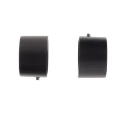 Set di 2 terminali per tenda (D28 mm) Nero opaco