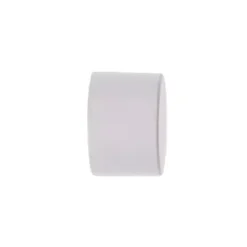 Set di 2 terminali per tenda (D28 mm) Bianco opaco
