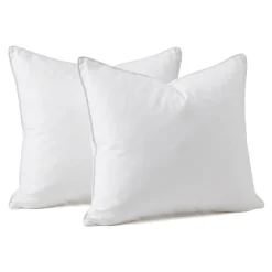 Set Piumone caldo antiacari (240 x 220 cm) + 2 Cuscini (60 x 60 cm) Comète Bianco
