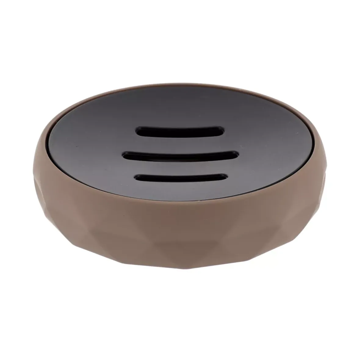 Set di accessori bagno gomma Rubby Marrone